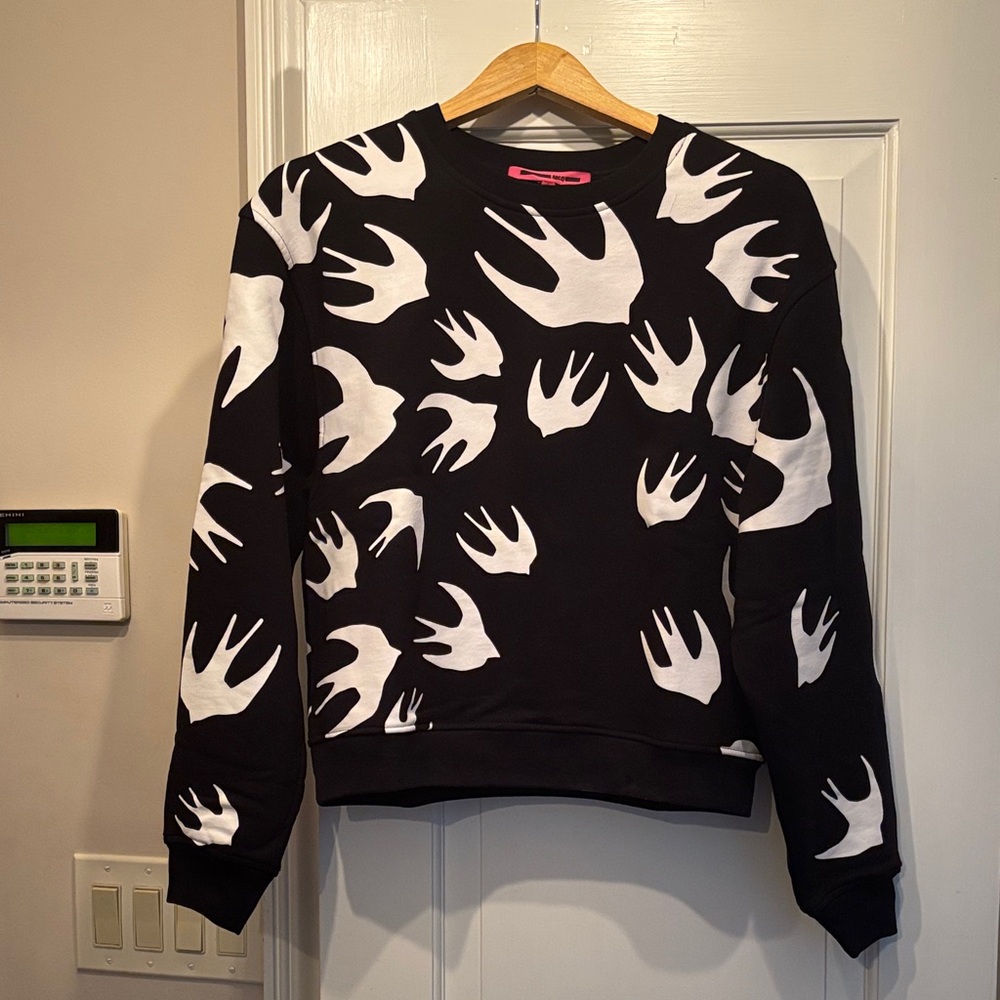 McQ by Alexander McQueen Black and White Sweatshirt